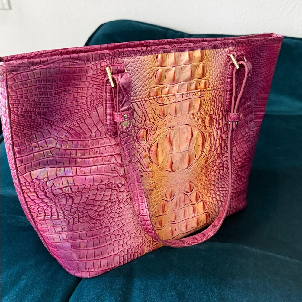 Brahmin Melbourne Medium Asher tote in prism ombre - Picture 10 of 15